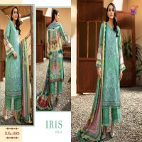 M3 FASHION IRIS VOL 4 JAM COTTON PRINT PAKISTANI CATALOGS SUITS NEW DESIGN OF 2021