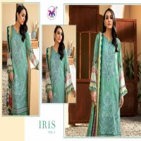 M3 FASHION IRIS VOL 4 JAM COTTON PRINT PAKISTANI CATALOGS SUITS NEW DESIGN OF 2021