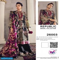 M3 FASHION REPUBLIC BRIDAL COLLECTION BUTTERFLY NET PARTY WEAR PAKISTANI SUITS