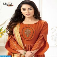 MANAS KIARA VOL 2 LONG GOWN WITH BANARASI DUPATTA ETHNIC COLLECTION