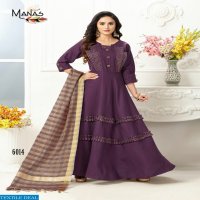 MANAS KIARA VOL 2 LONG GOWN WITH BANARASI DUPATTA ETHNIC COLLECTION