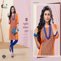 MANYA 36 BY KINTI HANDLOOM COTTON STRAIGHT KURTI DESIGNS