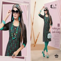 MANYA 36 BY KINTI HANDLOOM COTTON STRAIGHT KURTI DESIGNS