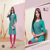 MANYA 36 BY KINTI HANDLOOM COTTON STRAIGHT KURTI DESIGNS