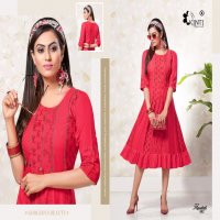 MASAKALI VOL 6 BY KINTI RAYON SIMPLE CASUAL WEAR KURTI AT CHIPEST PRICE IN SURAT MARKET