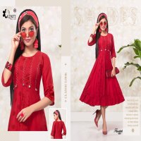 MASAKALI VOL 6 BY KINTI RAYON SIMPLE CASUAL WEAR KURTI AT CHIPEST PRICE IN SURAT MARKET