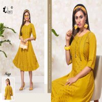 MASAKALI VOL 6 BY KINTI RAYON SIMPLE CASUAL WEAR KURTI AT CHIPEST PRICE IN SURAT MARKET
