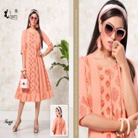 MASAKALI VOL 6 BY KINTI RAYON SIMPLE CASUAL WEAR KURTI AT CHIPEST PRICE IN SURAT MARKET