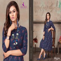 MAYRA HIDE AND SEEK VOL 3 RAYON PRINT CASUAL WEAR KURTI AT LOWEST RATE