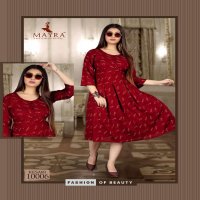 MAYRA KESARI RAYON ANARKALI STYLE KURTI BEST PRICE SURAT INDIAN KURTI