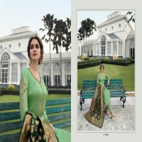 MEERA TRENDZ ZISA BANARASI VOL 7 SATIN GEORGETTE EMBROIDERY SALWAR KAMEEZ