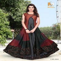 MEERALI PRESENT AARAJU EXCLUSIVE FANCY LONG GOWN COLLECTION