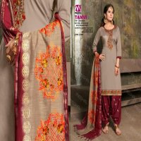 MEGHALI SUITS LAUNCH TANVI JAM SATIN DESIGNER SALWAR SUIT