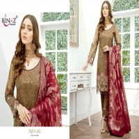 MINHAL VOL 2 BY RINAZ FASHION GEORGETTE WITH EMBROIDERY EXCLUSIVE TRENDING SERIES OF PAKISTANI SUIT CONCEPT
