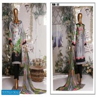 MM Textiles amber Icon premium Embroidered Printed Lawn Collection 2020