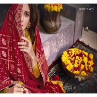 MUMTAZ ART LAUNCH LAMHE JAM SILK FESTIVE WEAR COLLECTION SUIT SELLER