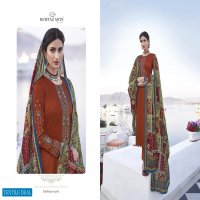 MUMTAZ ARTS RUSHAAN JAM SATIN KASHMIRI EMBROIDERY SALWAR KAMEEZ