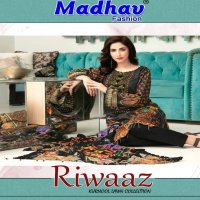 Madhav Riwaaz Wholesale Lawn Cotton Dress Material