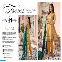Maryum n maria Freesia Premium Chiffon Collection Wholesaler Pakistani Salwar Suits