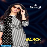 Meenaxi Black Queen Wholesale Cotton Dress Material