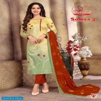 Miss World Sofiya karachi vol-5 Wholesale Printed dress Material