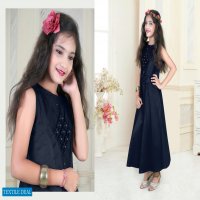 NEW KIDS GOWN BY NIDISHA TAFFETA SATIN DESIGNER KIDS GOWN COLLECTION