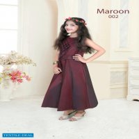 NEW KIDS GOWN BY NIDISHA TAFFETA SATIN DESIGNER KIDS GOWN COLLECTION