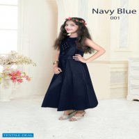 NEW KIDS GOWN BY NIDISHA TAFFETA SATIN DESIGNER KIDS GOWN COLLECTION