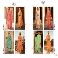 NIHAR VOL 2 BY GLOSSY SIMAR PURE GEORGETTE EMBROIDERY WORK DIGITAL PRINT SALWAR KAMEEZ