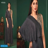 NITARA LAUNCH NYX ART SILK EVENING PARTY WEAR GOWN WHOLESALER