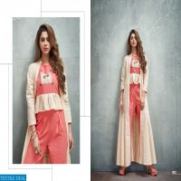 NITISHA NX PRESENT AURA SHRUG BANARASI COTTON SILK TOP AND BOTTOM WITH JACKET