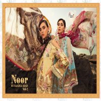 NOOR BY SAADIA ASAD VOL 2 OF SHREE FABS COTTON PRINT WITH EMBROIDERY PAKISTANI SUITS