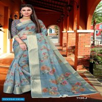 NP 1134 Wholesale Fine Fabrics Indian Sarees