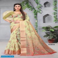 NP 1134 Wholesale Fine Fabrics Indian Sarees