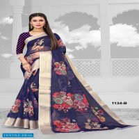 NP 1134 Wholesale Fine Fabrics Indian Sarees