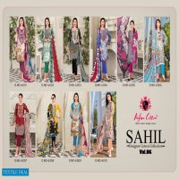 Nafisa Cotton Sahil Designer Cotton Vol-6 Wholesale Karachi Print Dress Material