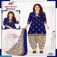 Nand Gopal Titos Wholesale Cotton Printed Dress Material