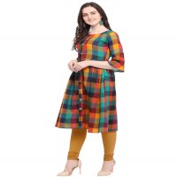 Navya checks Pure Cotton kurti wholesale in india