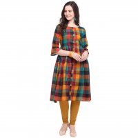 Navya checks Pure Cotton kurti wholesale in india