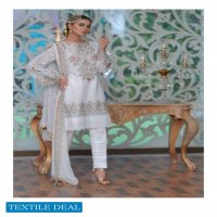 Nisa by Anamta Embroidered  Schiffli Lawn suit