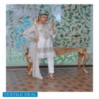 Nisa by Anamta Embroidered  Schiffli Lawn suit