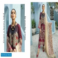 Nureh Swiss Lawn Unstitched Embroidered Chiffon Dupatta Pakistani Dress
