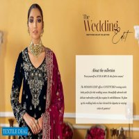 Nureh The Wedding Unsttich Velvet Collection Wholesale Pakistani Catalog