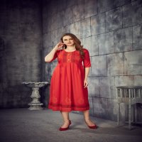 One piece With Hand work touch kurti wholesale in india