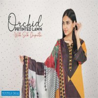 Orchid Printed Lawn With Silk Dupatta Wholesale Shopping Pakistani Suits