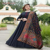 PARAMPARA VOL 1 DESIGNER GOWN AND CROP TOP EXCLUSIVE COLLECTION