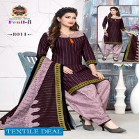 Palak Fenil Vol-8 Wholesale Cotton Printed Dress Material