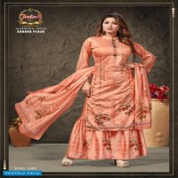 Palak Sarara Plazo Wholesale Plazo Style Cotton Dress Material