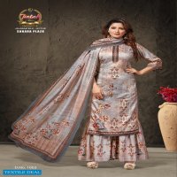 Palak Sarara Plazo Wholesale Plazo Style Cotton Dress Material