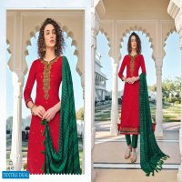 Panch Ratna Uphaar Wholesale Cotton Satin With Work Dress Material